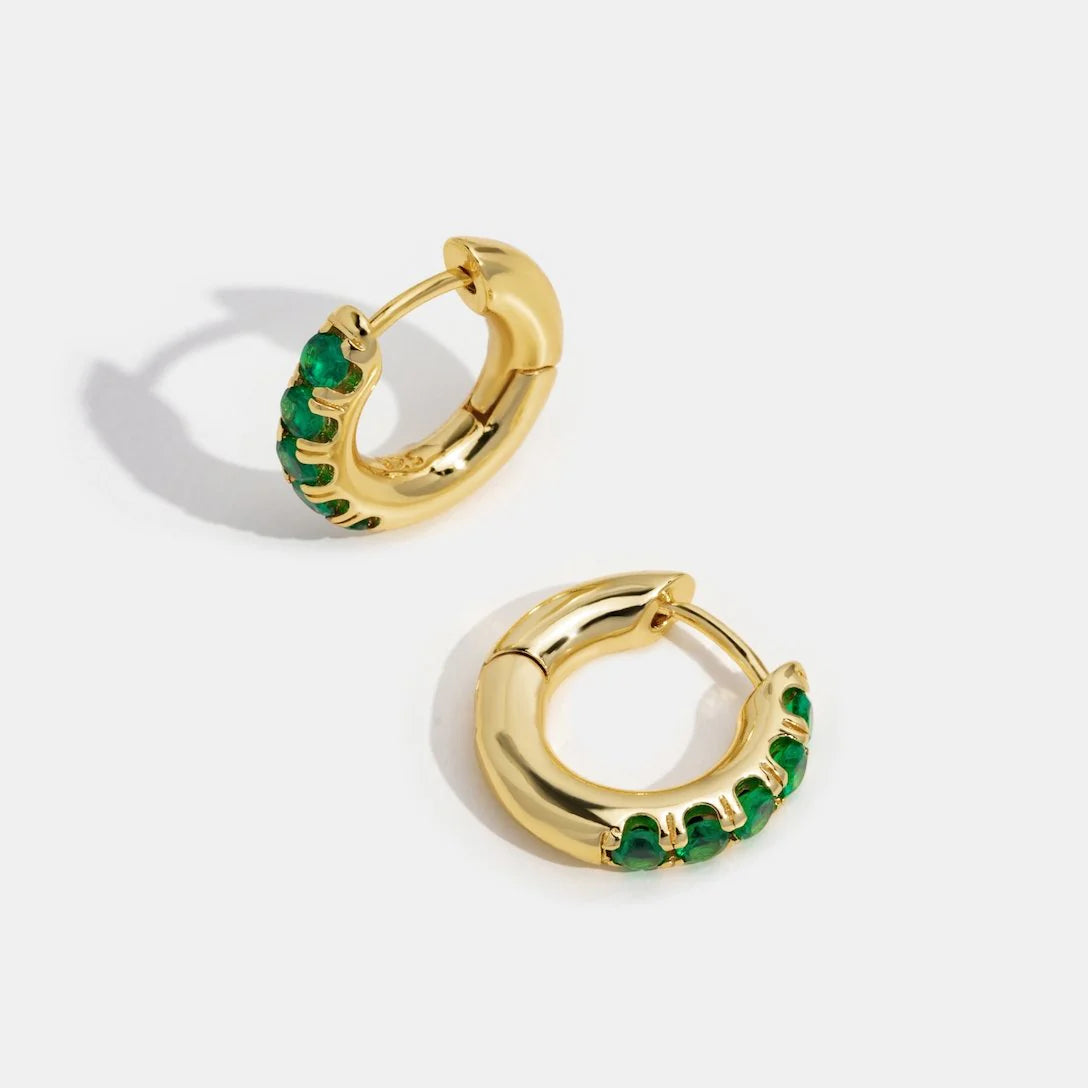 Emerald Whisper Studs