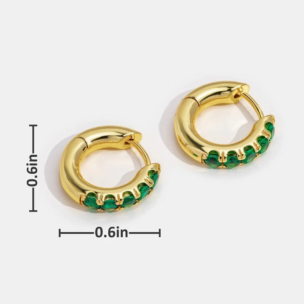 Emerald Whisper Studs