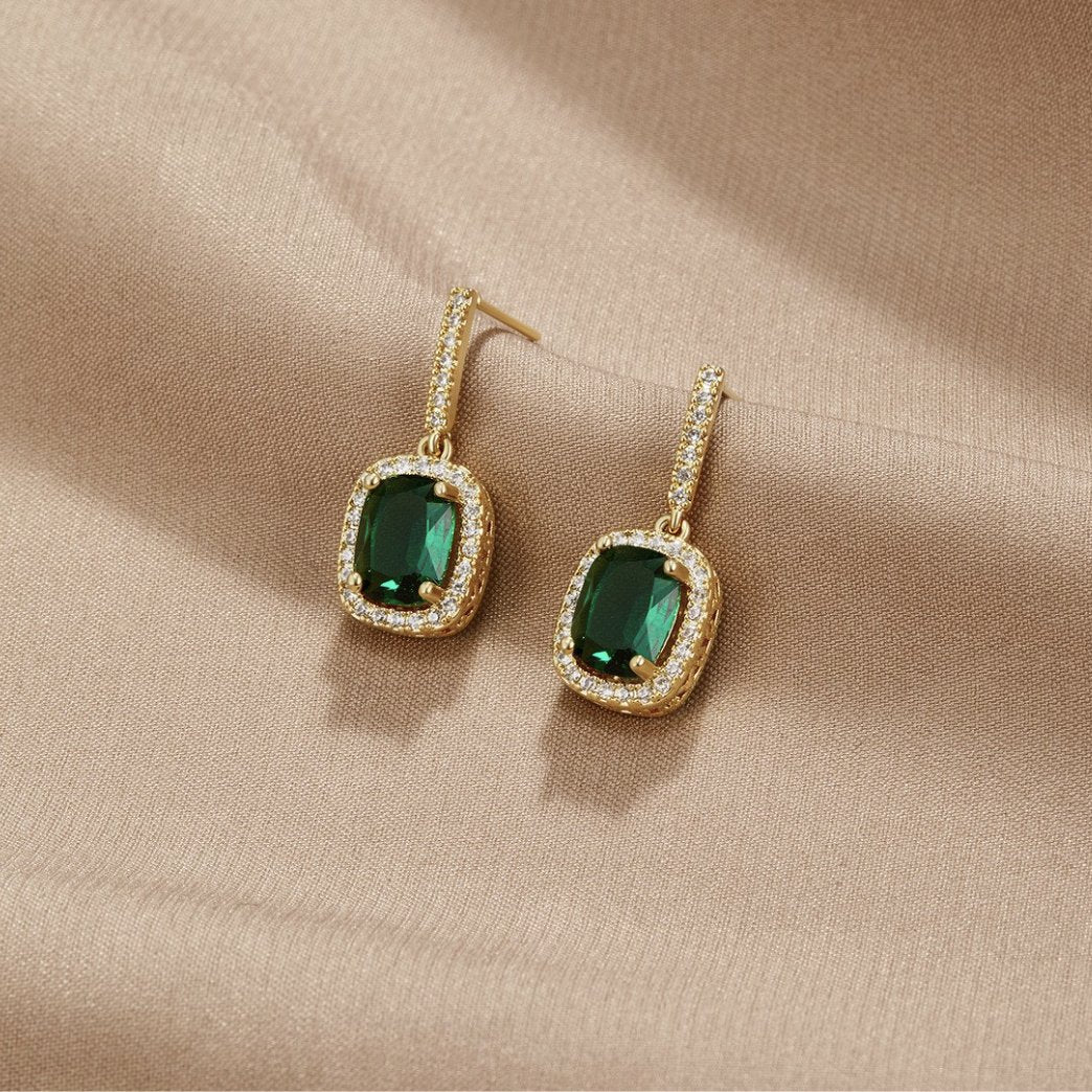 Vintage Emerald Drops