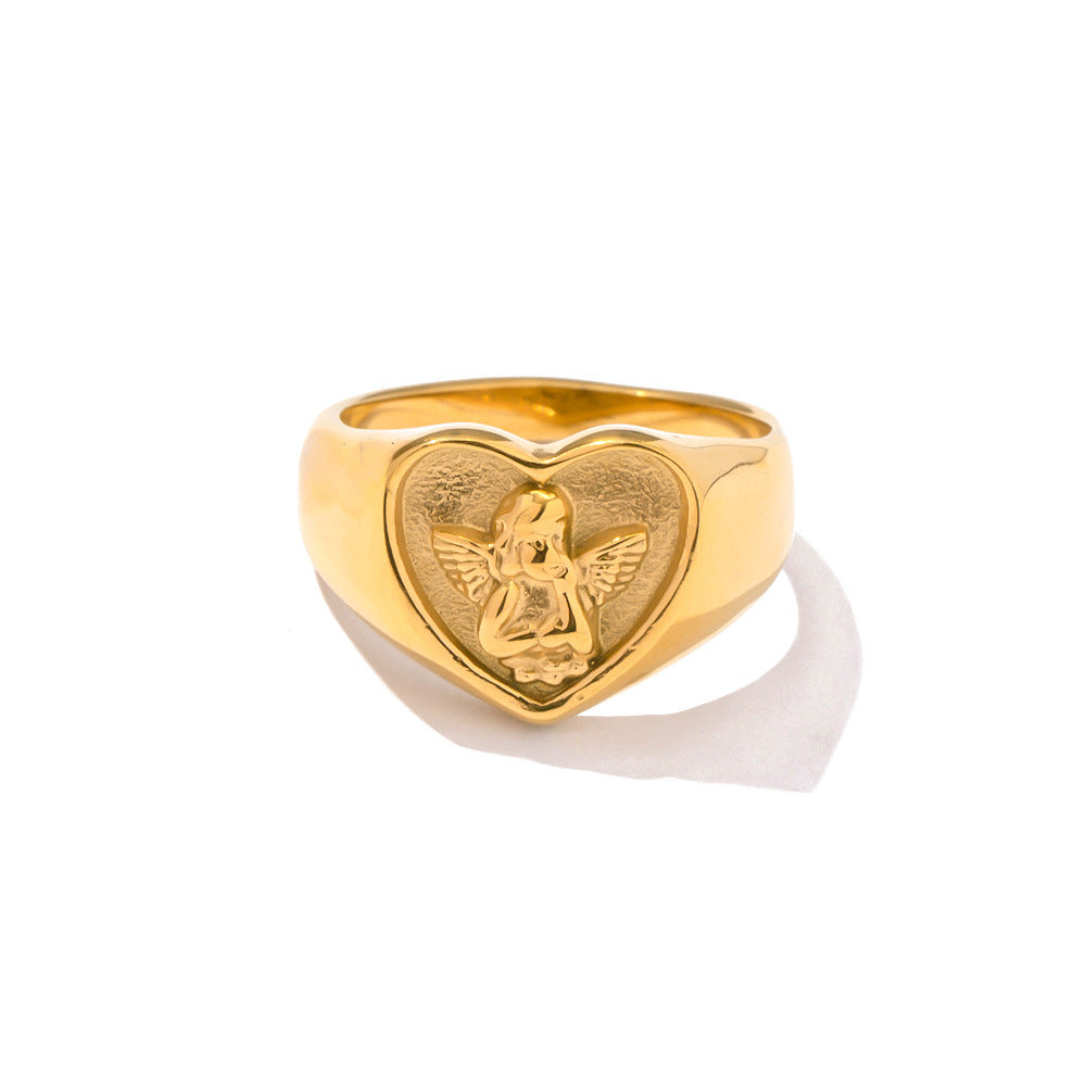Fashion European And American Style Elegant Heart Ring
