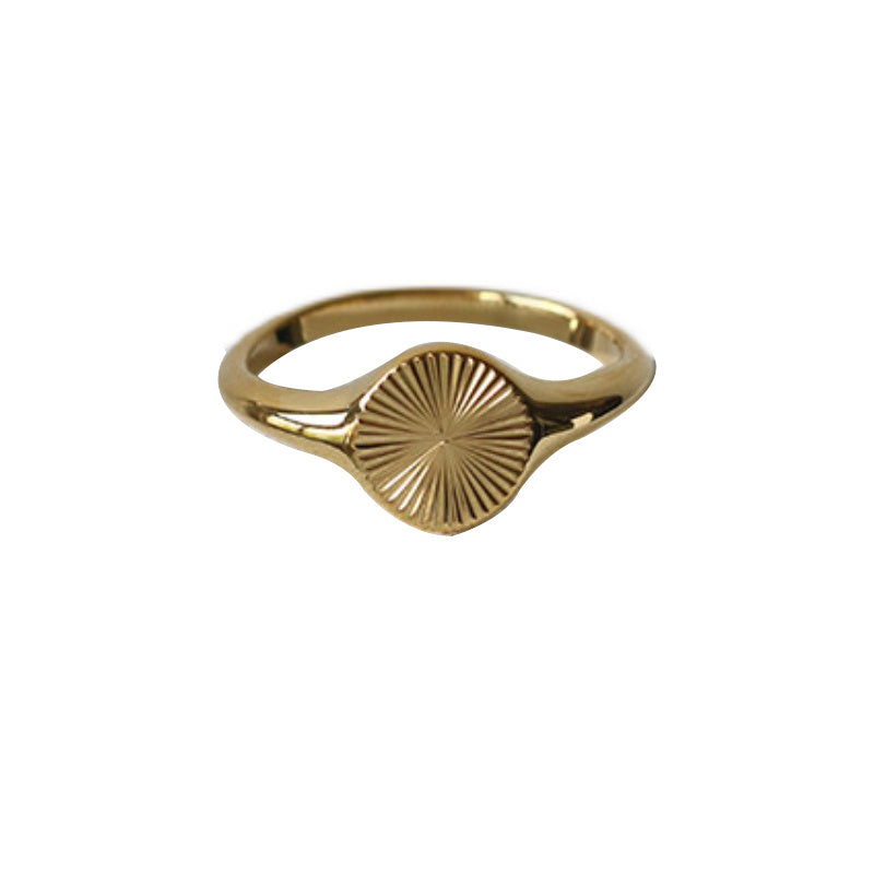 Cold Wind European And American Light Luxury Index Finger Ring