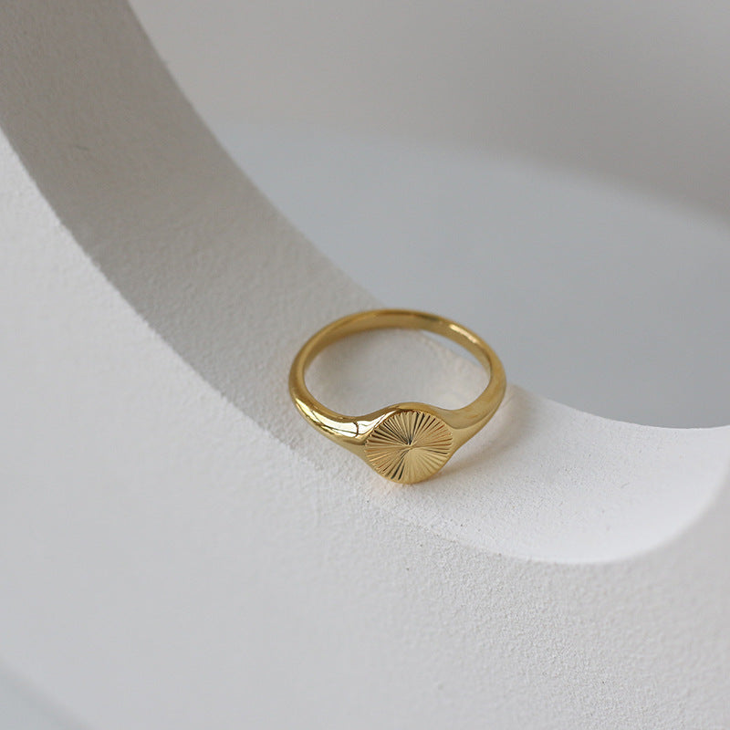 Cold Wind European And American Light Luxury Index Finger Ring