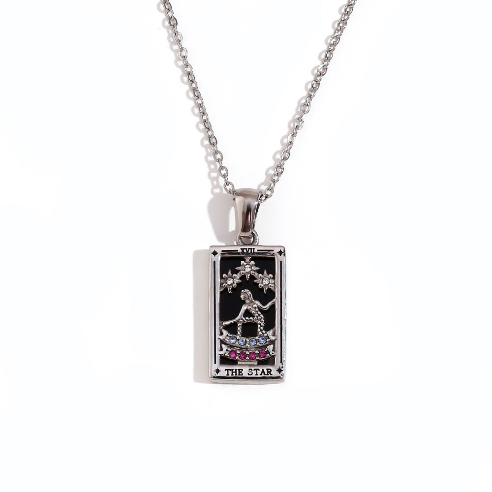 European And American Fashion Popular Niche Pendant Stainless Steel 18K Gold Plating