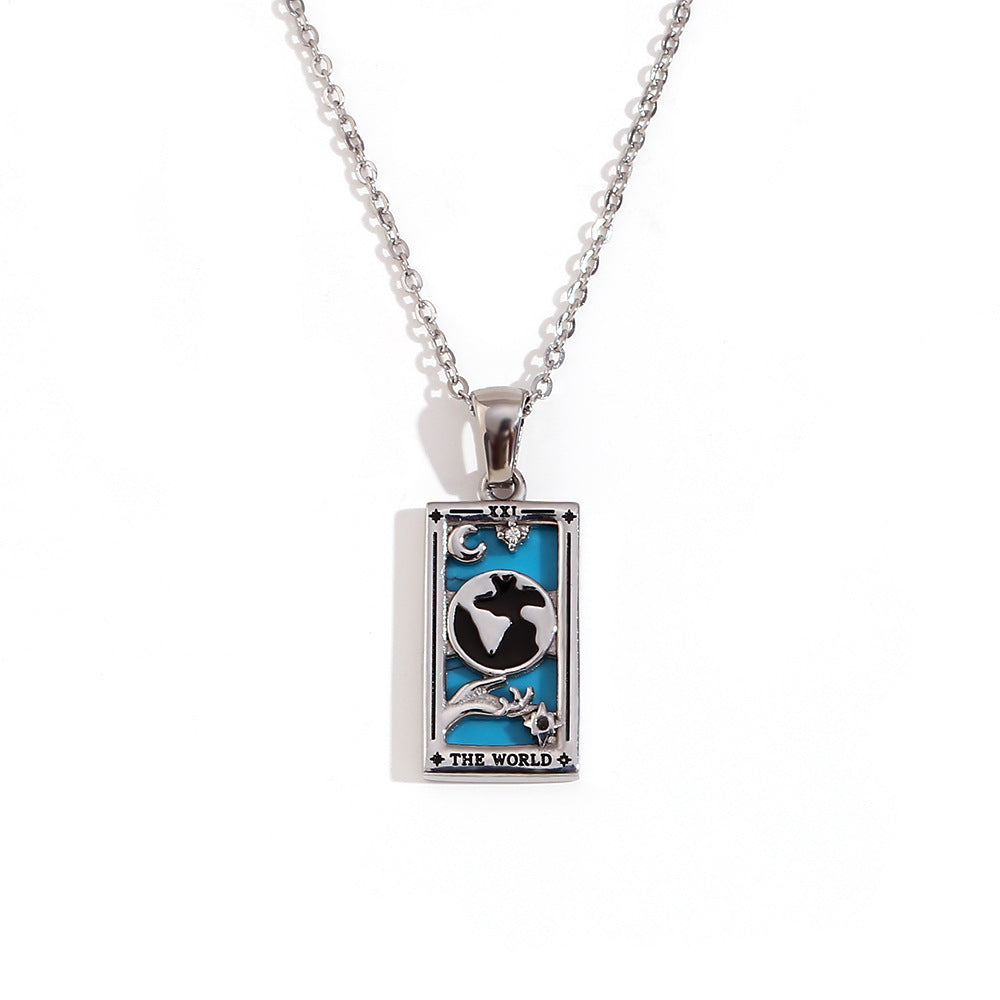 European And American Fashion Popular Niche Pendant Stainless Steel 18K Gold Plating