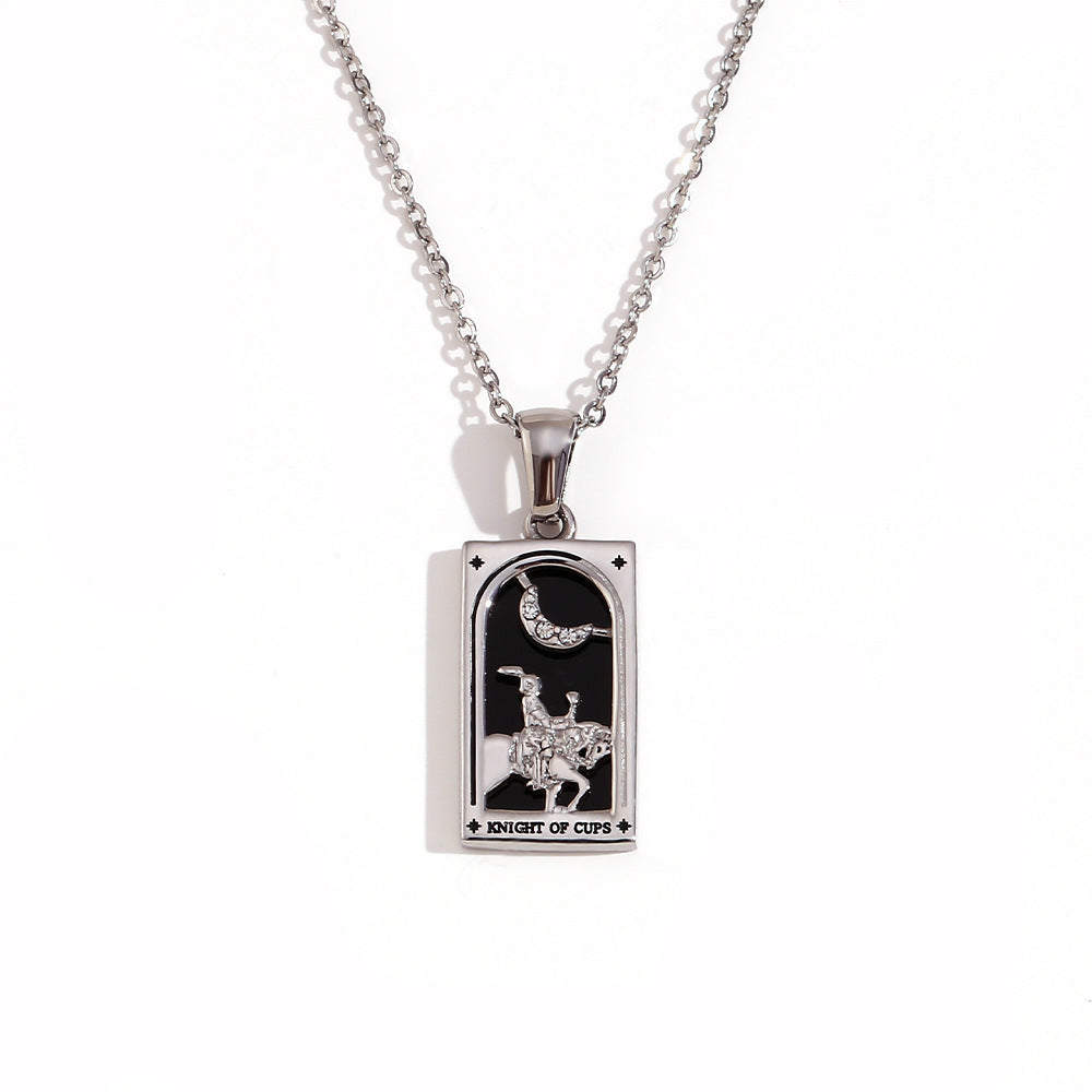 European And American Fashion Popular Niche Pendant Stainless Steel 18K Gold Plating