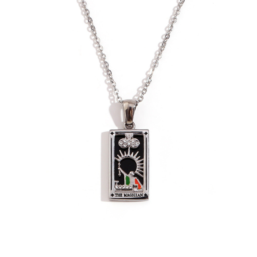 European And American Fashion Popular Niche Pendant Stainless Steel 18K Gold Plating