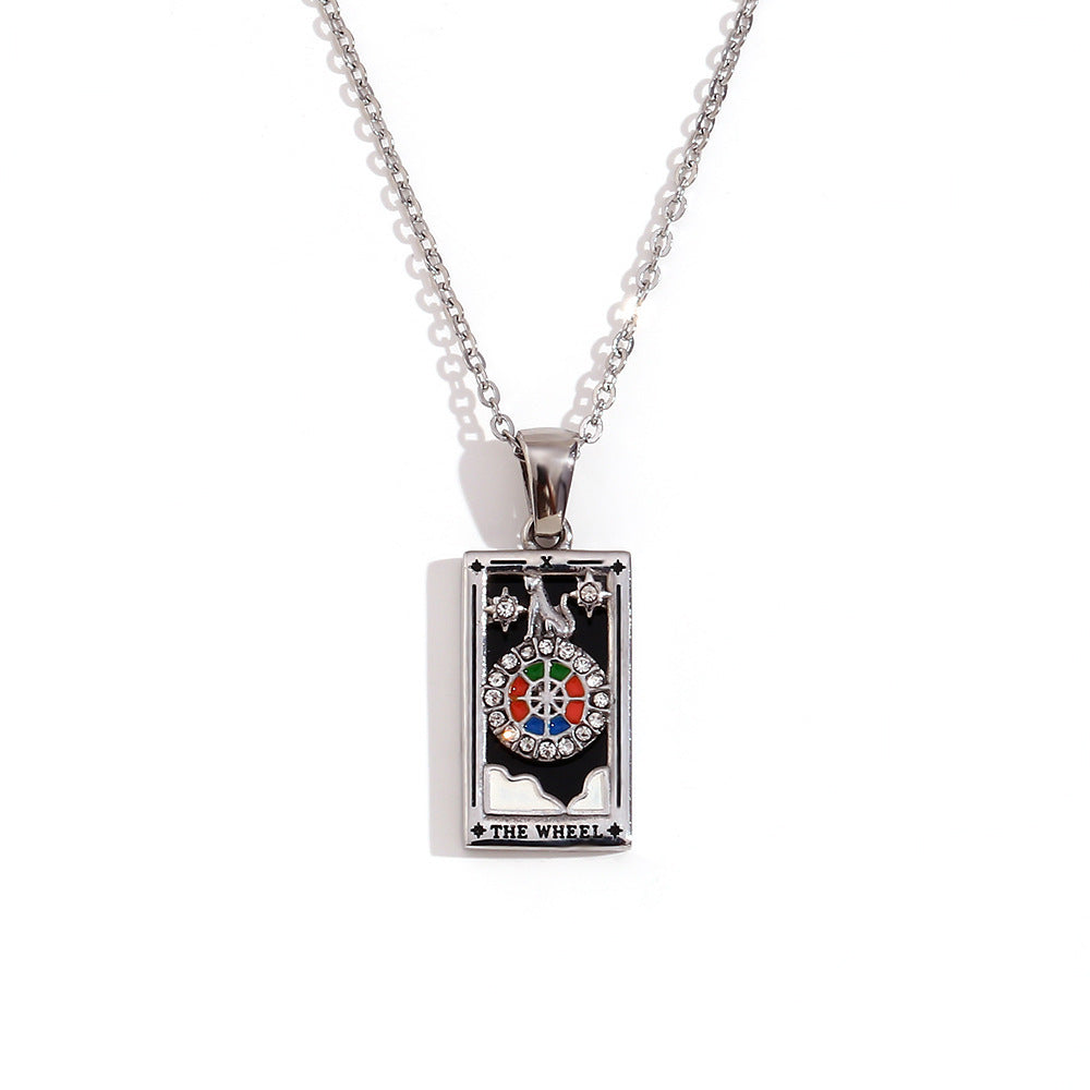 European And American Fashion Popular Niche Pendant Stainless Steel 18K Gold Plating