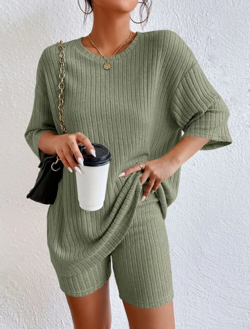 Ribbed Lounge Outfit