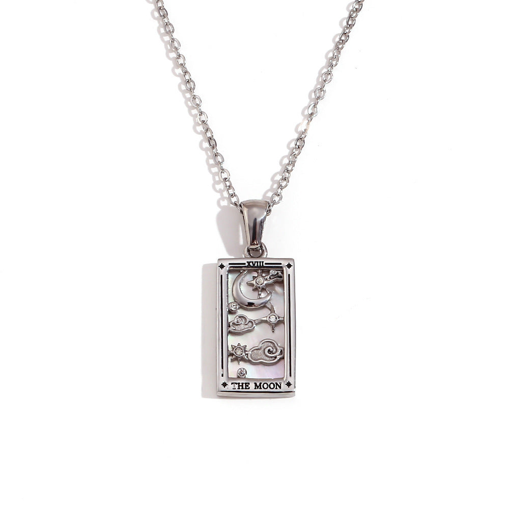 European And American Fashion Popular Niche Pendant Stainless Steel 18K Gold Plating