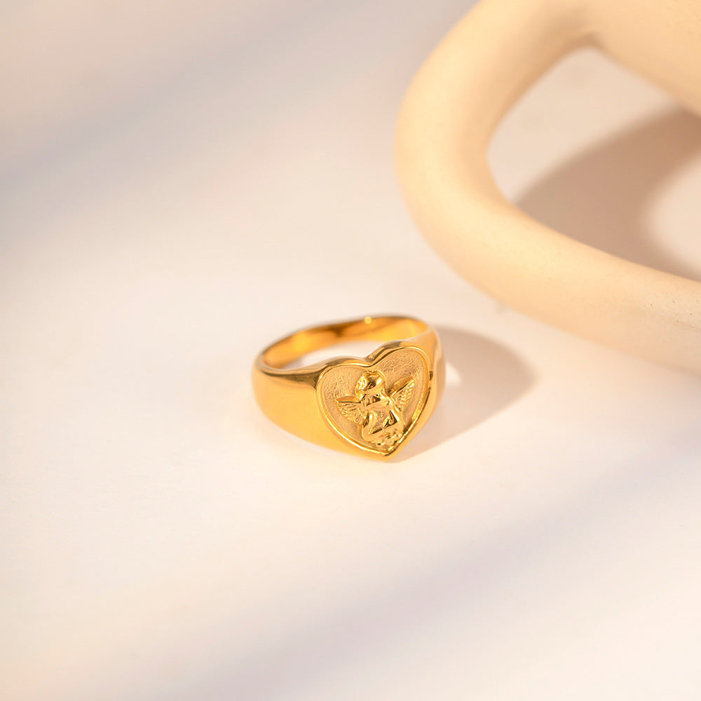 Fashion European And American Style Elegant Heart Ring