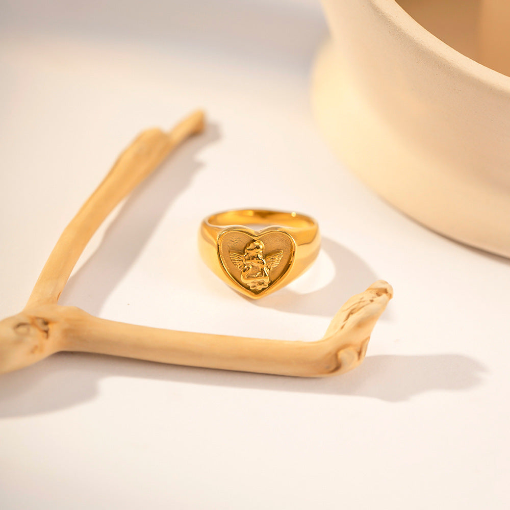 Fashion European And American Style Elegant Heart Ring
