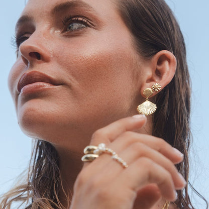 Coastal Elegance Hoops