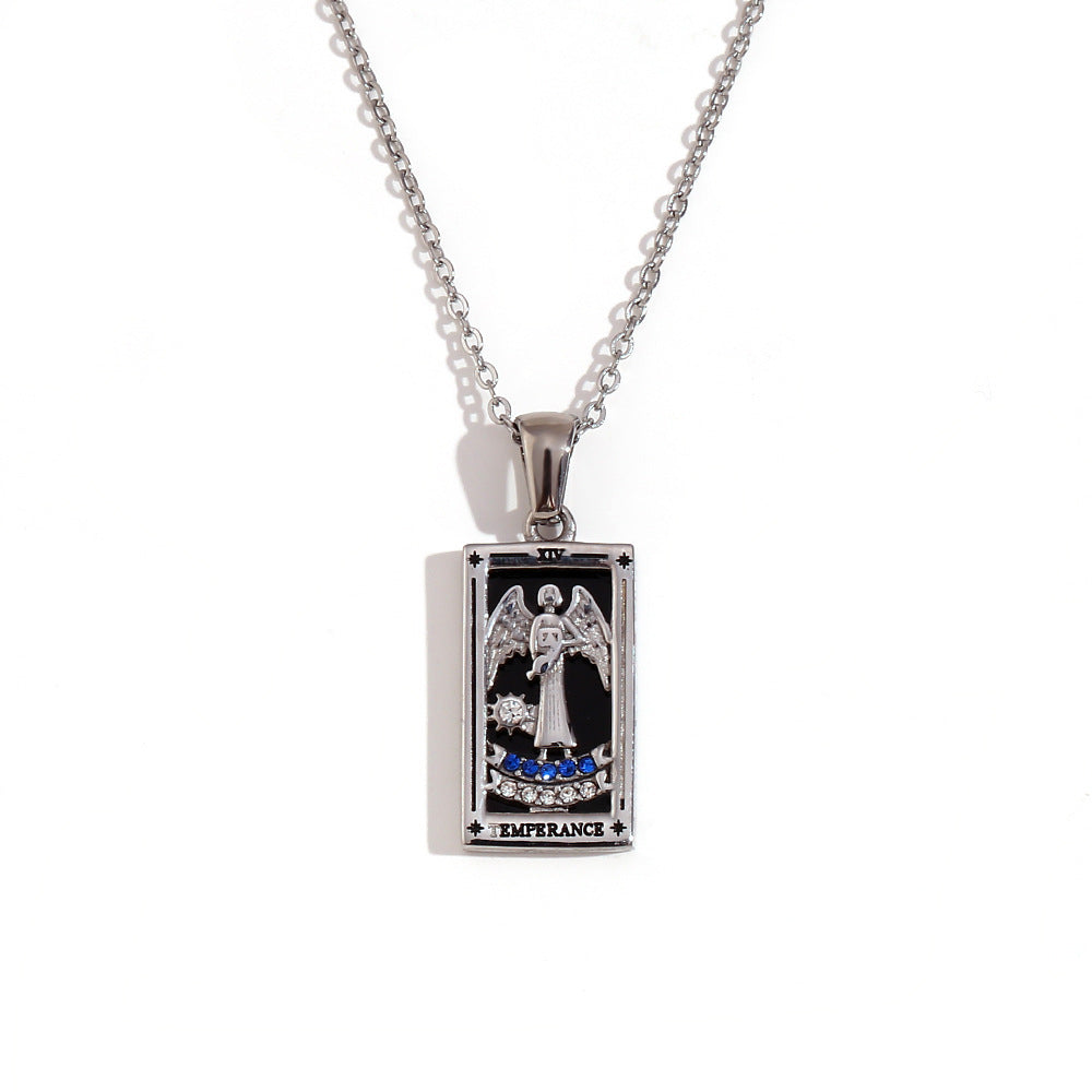 European And American Fashion Popular Niche Pendant Stainless Steel 18K Gold Plating