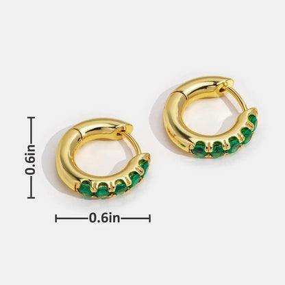 Emerald Whisper Studs